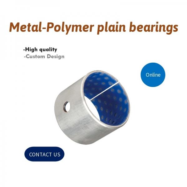 China-Metall-Polymer-Gleitlager ölen,/Fett geschmierte Buchse mit blauem POM Coated Self Lubricating Bearing-Großhandel