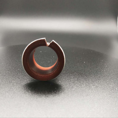 Stahl unterstützte rotes PTFE flanschte zusammengesetzte Buchsen DP4